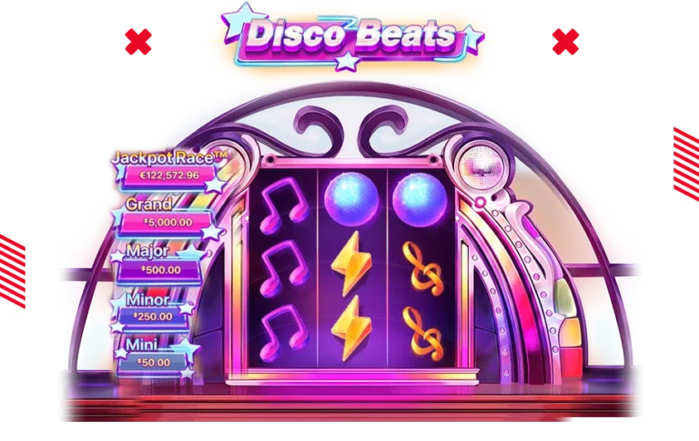 รูปแบบลักษณะของตัวเกม Disco Beats