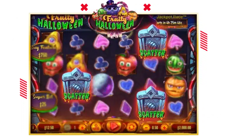 ฟีเจอร์ฟรีเกม FruityHalloween