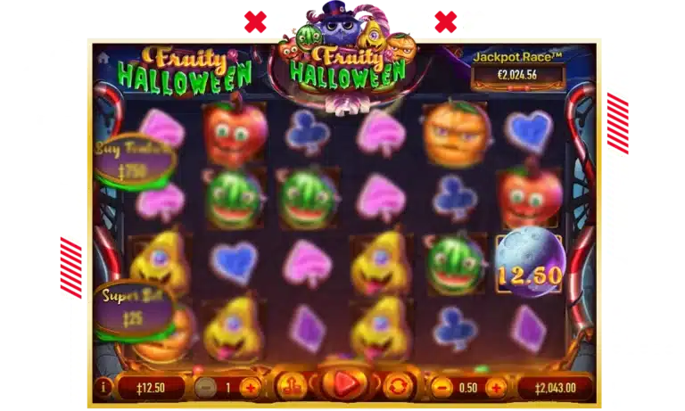 คุณสมบัติพิเศษเกมฟรี FruityHalloween