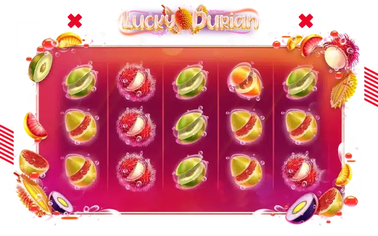 รูปแบบลักษณะของตัวเกม Lucky Durian